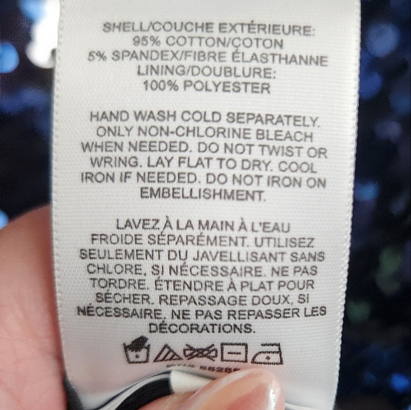 NWT Express- Ombre Sequin Strapless Dress - Picture 4 of 4